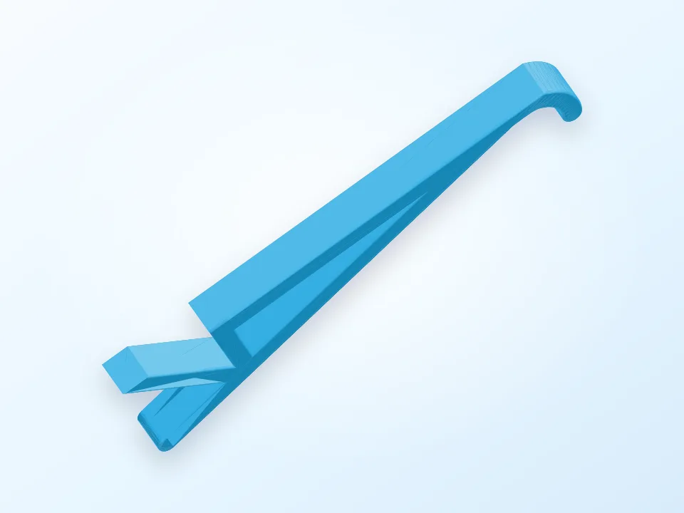 Laptop "sled" stand for any laptop 3D model preview