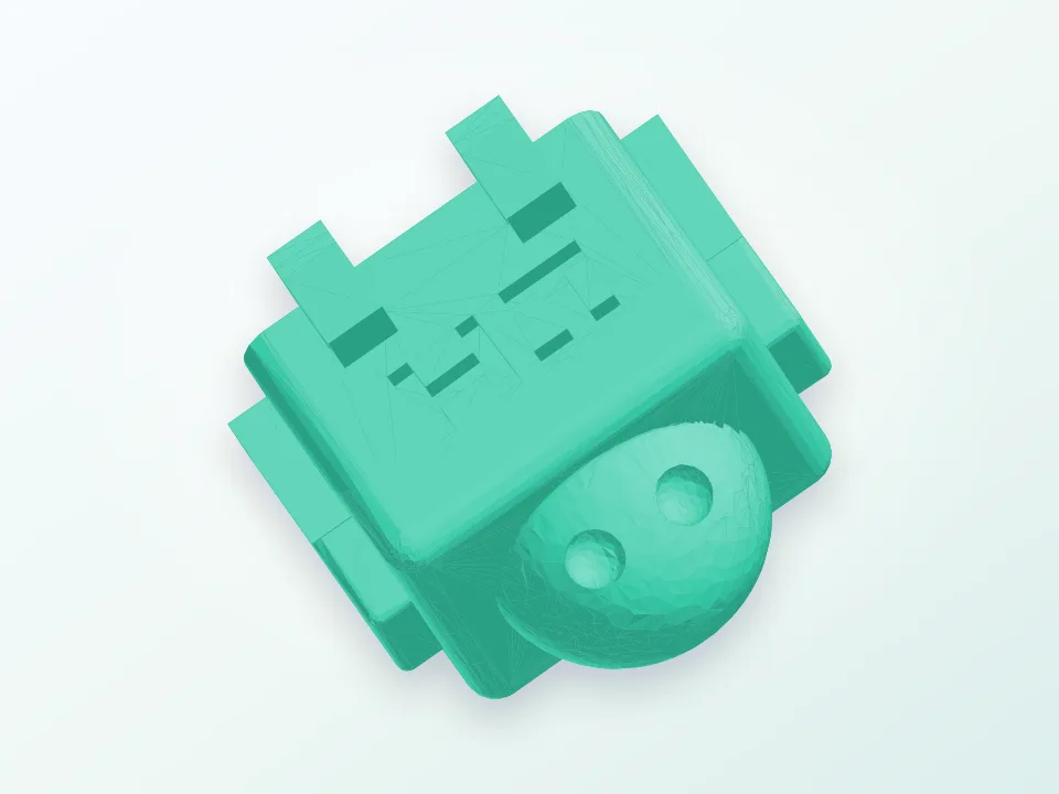 business card holder 3D model preview