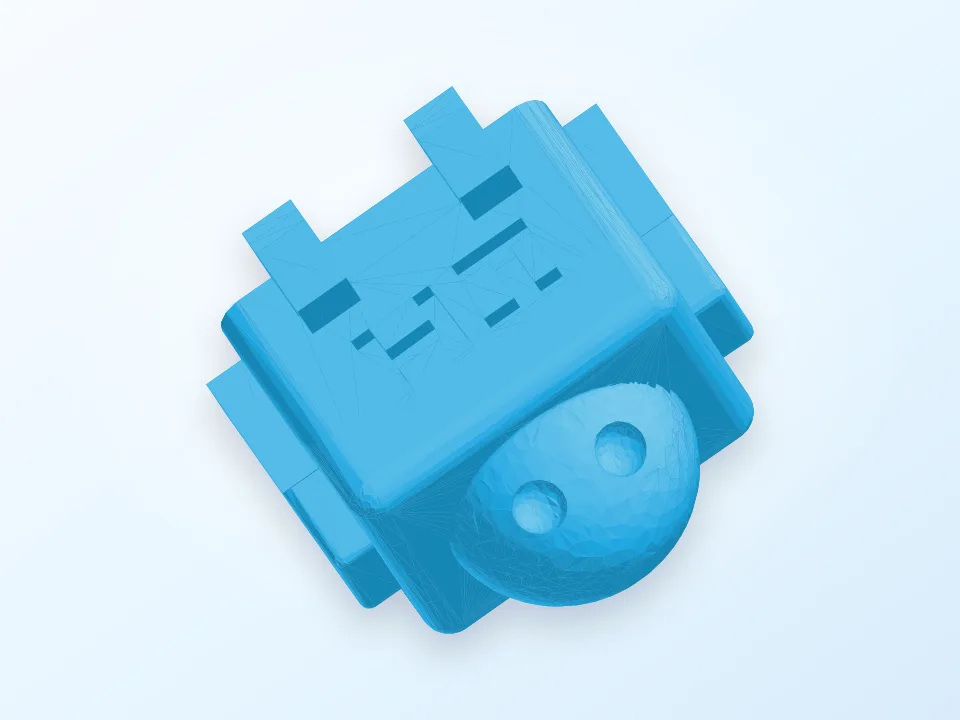 business card holder 3D model preview