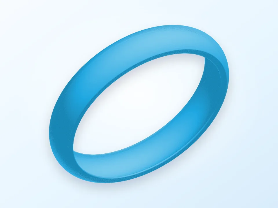 Torus Marble Track 3D model preview