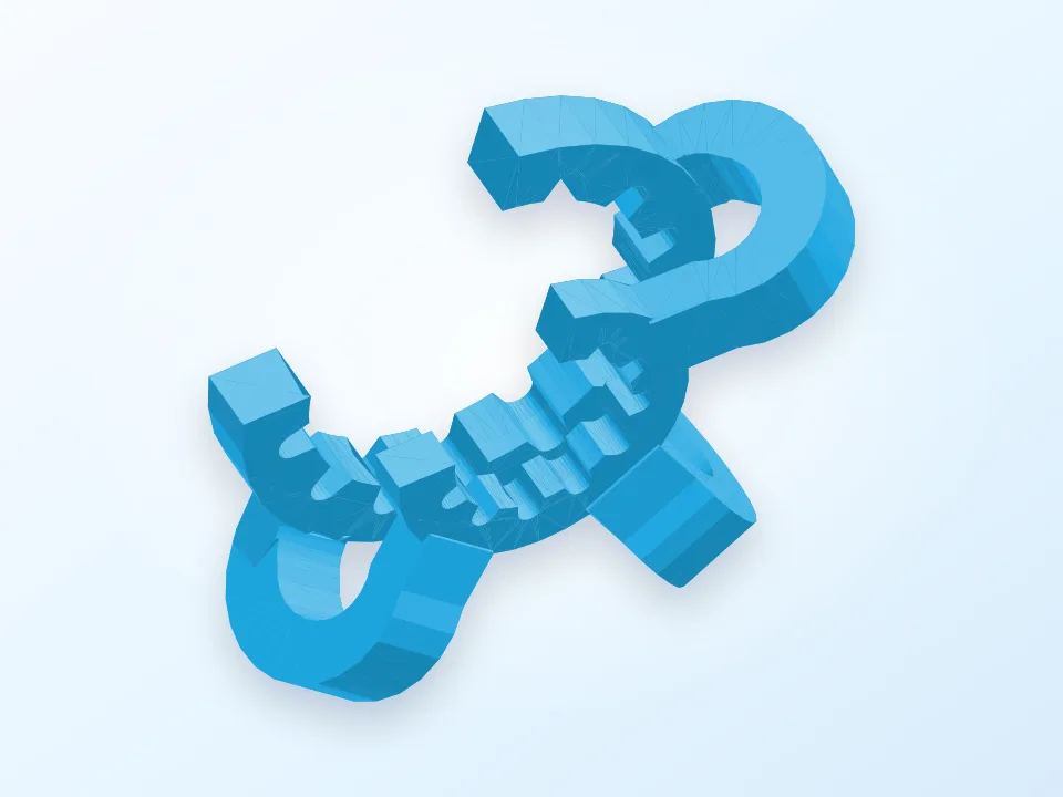 19/12 STJ Keck Clip 3D model preview