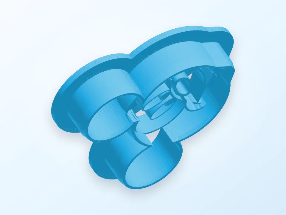 Mickey Mouse Cookie Cutter 3D model preview