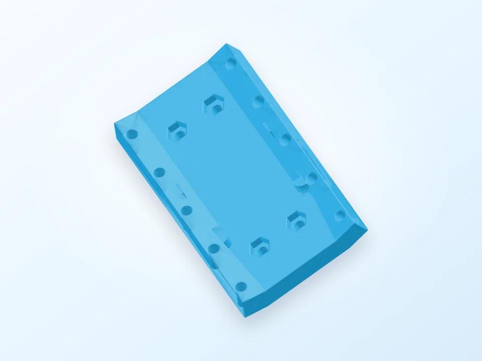 MPCNC Tool Mount Adaptor for X-Carve & OX-CNC 3D model preview