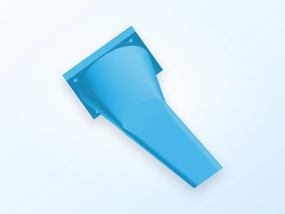 Folger FT-I3 Mega part cooling fan 3D model preview