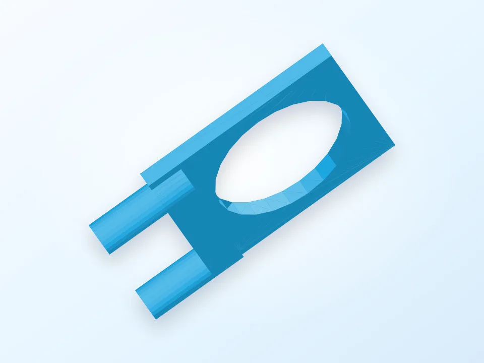 Pegboard Screwdriver Holder 3D model preview