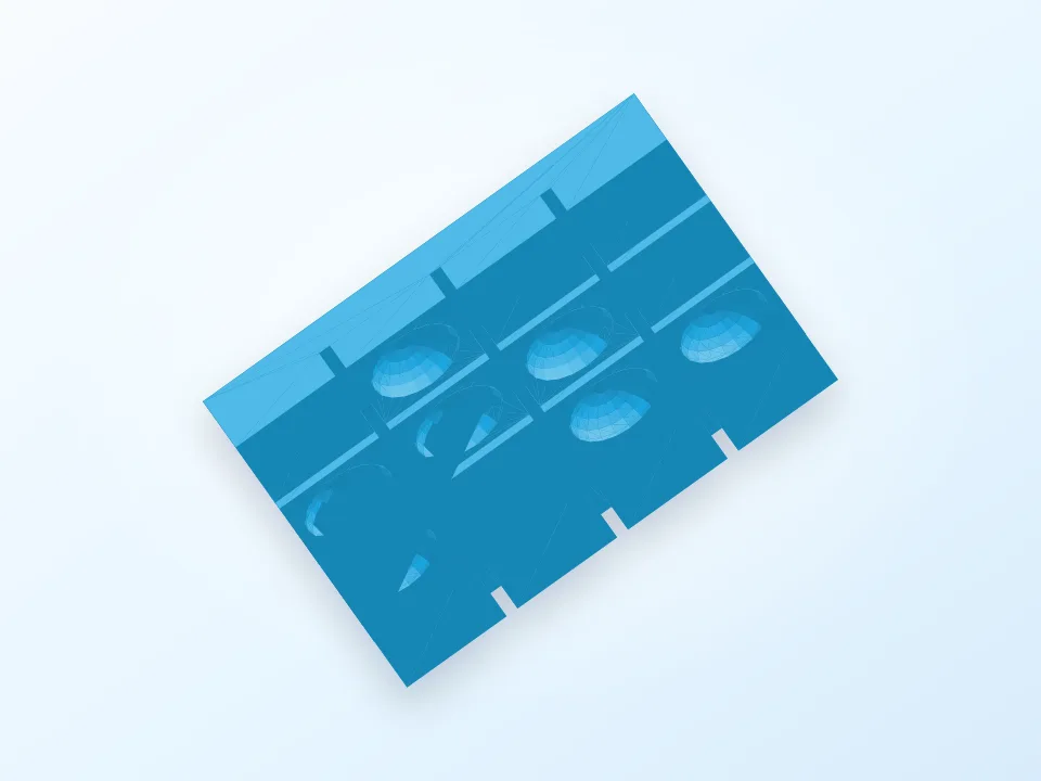 Hacksburg Logo 3D model preview