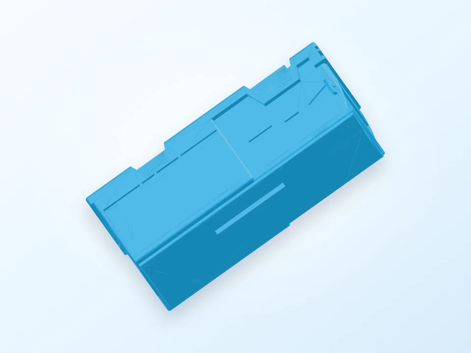 Firetruck savings box 3D model preview