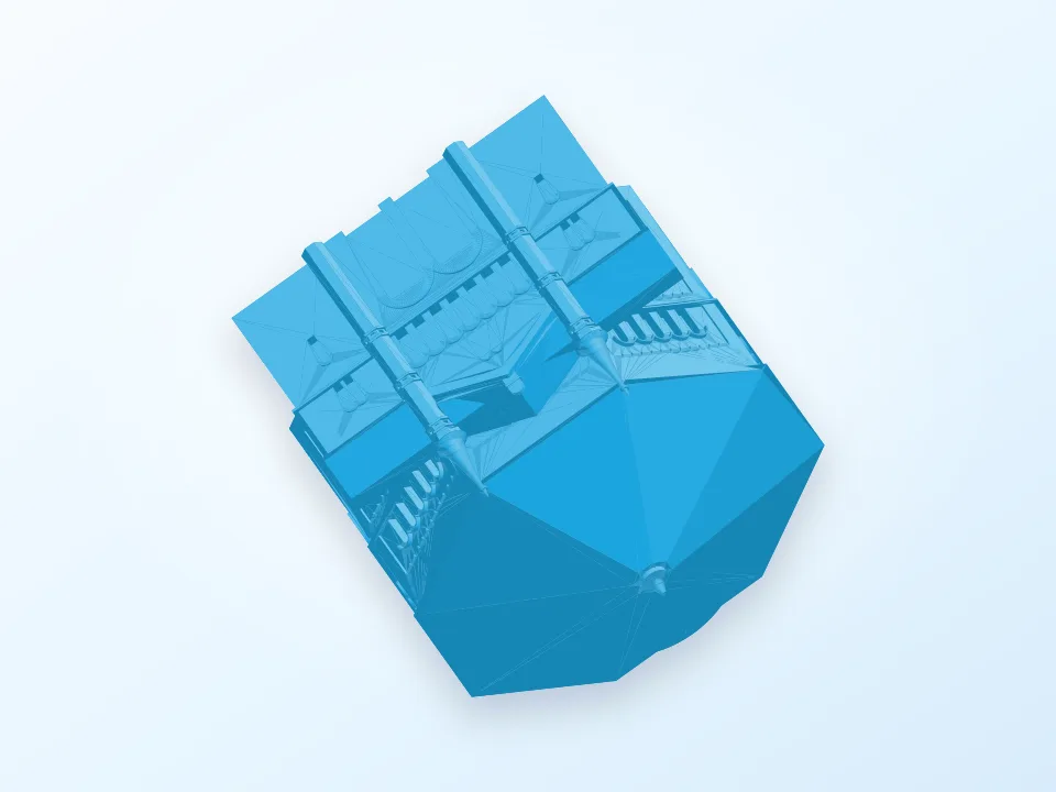 Synagoge am Lappenberg Hildesheim 3D model preview