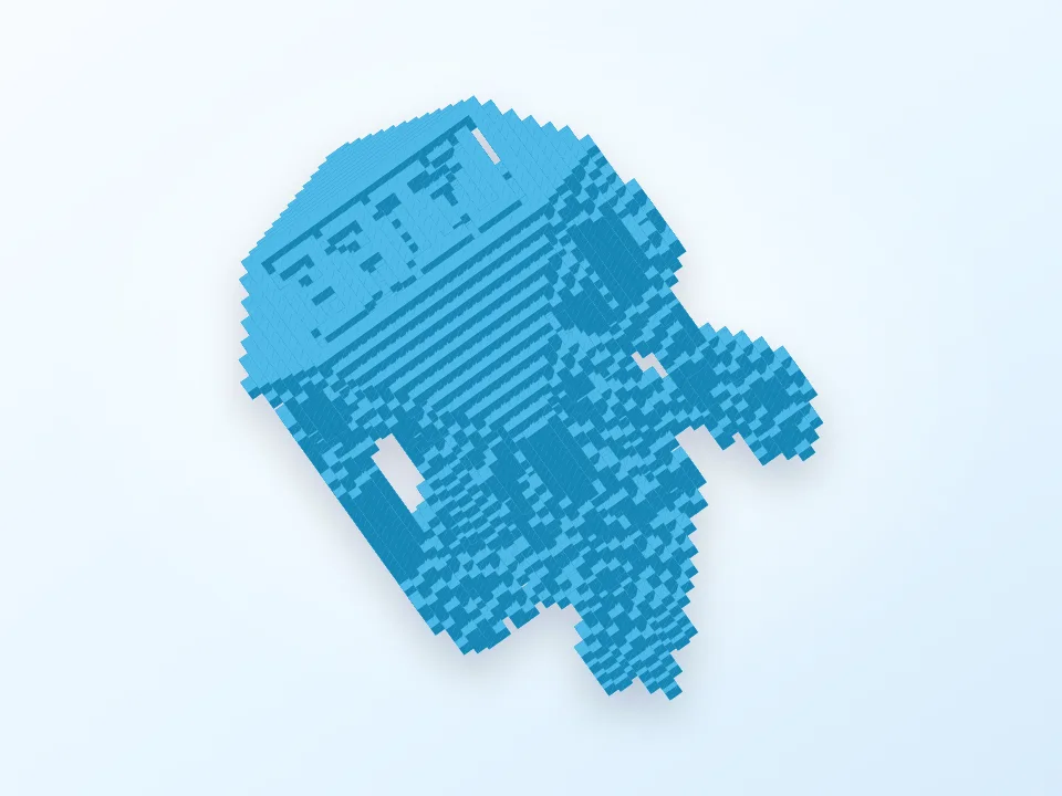 3D Game of Life model 3D model preview