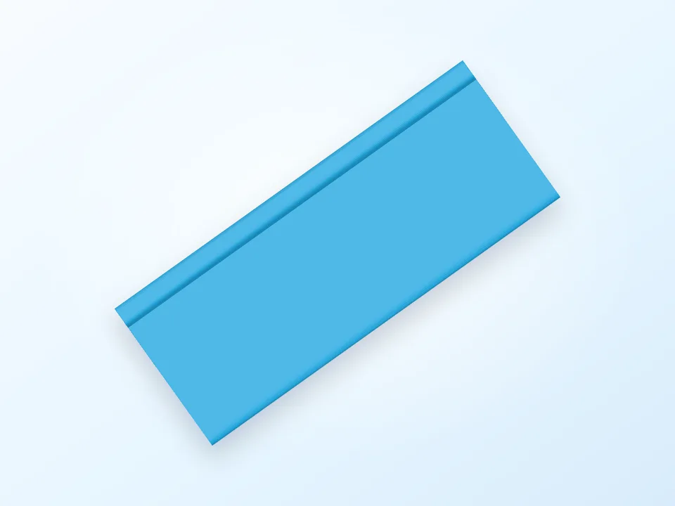 Tabletop Game Card Rail 3D model preview