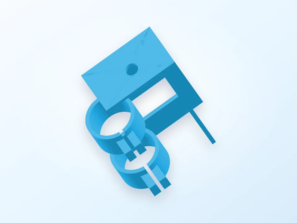 Ultrasonic Levitator Bracket 3D model preview