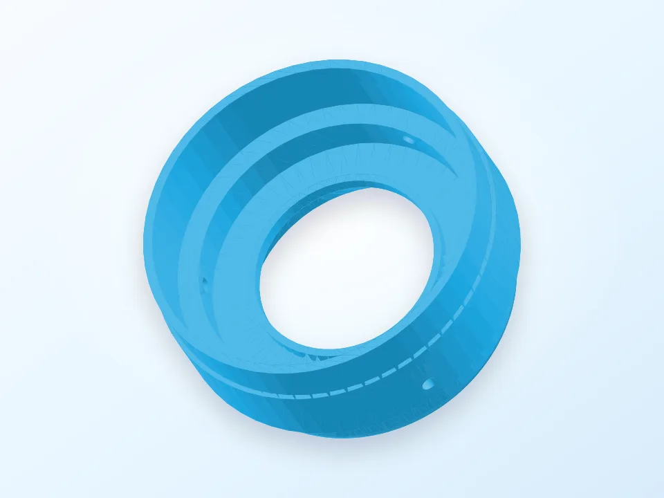 Окуляр бинокль 3D model preview
