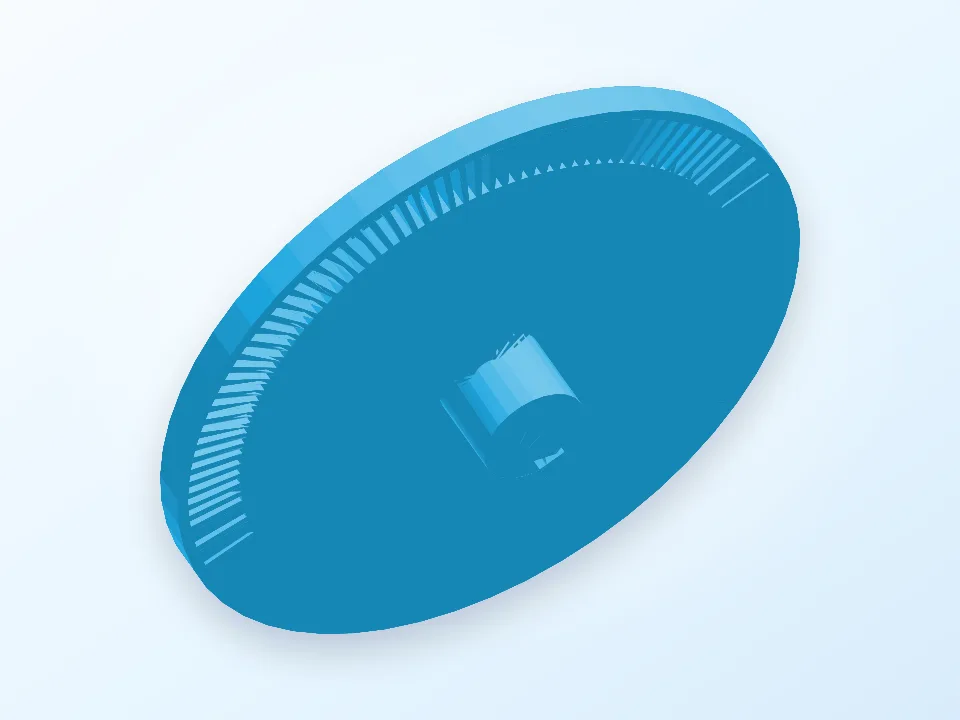 optic wheel 3D model preview