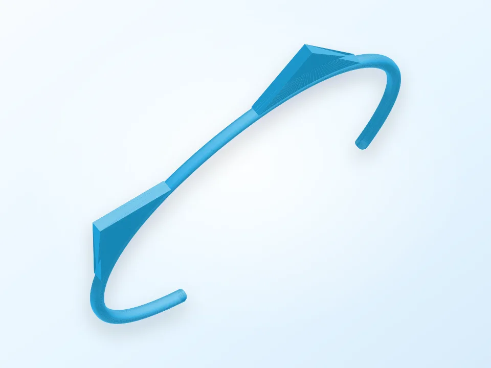cat ears 3D model preview