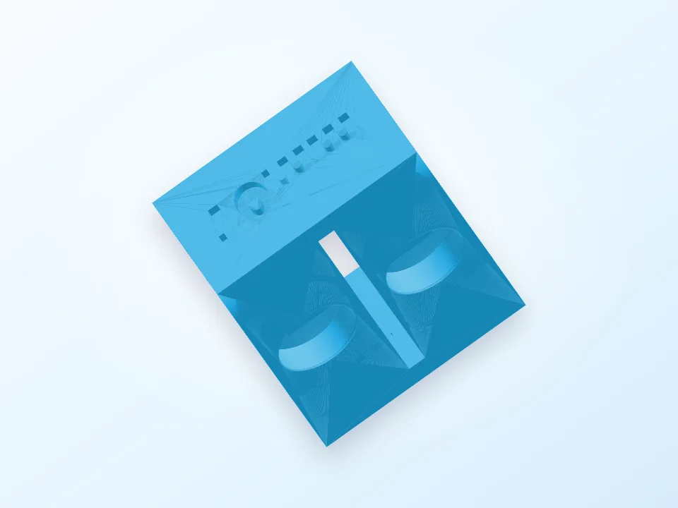 Magnet End for Tape Measure 3D model preview