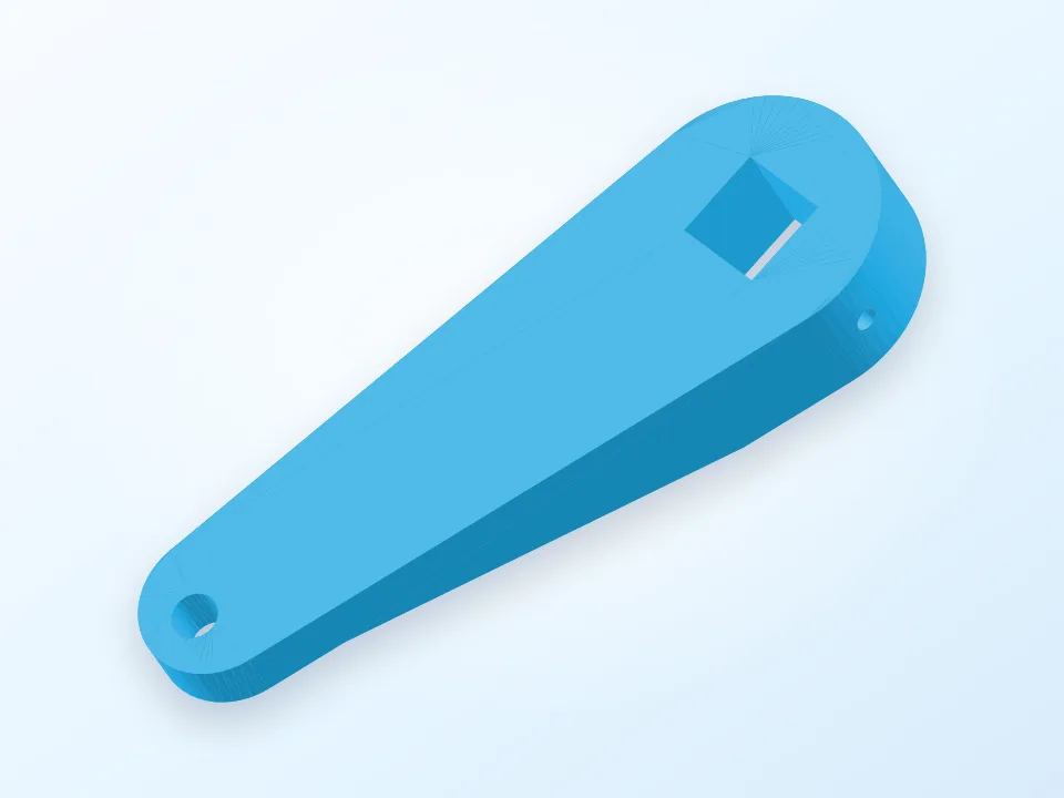 Toilet Lever internal arm 3D model preview