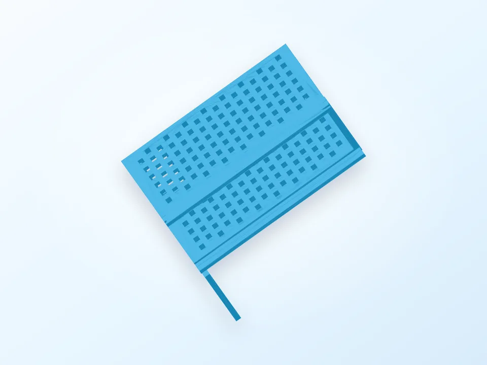 Project case for 2x3 circuit board 3D model preview
