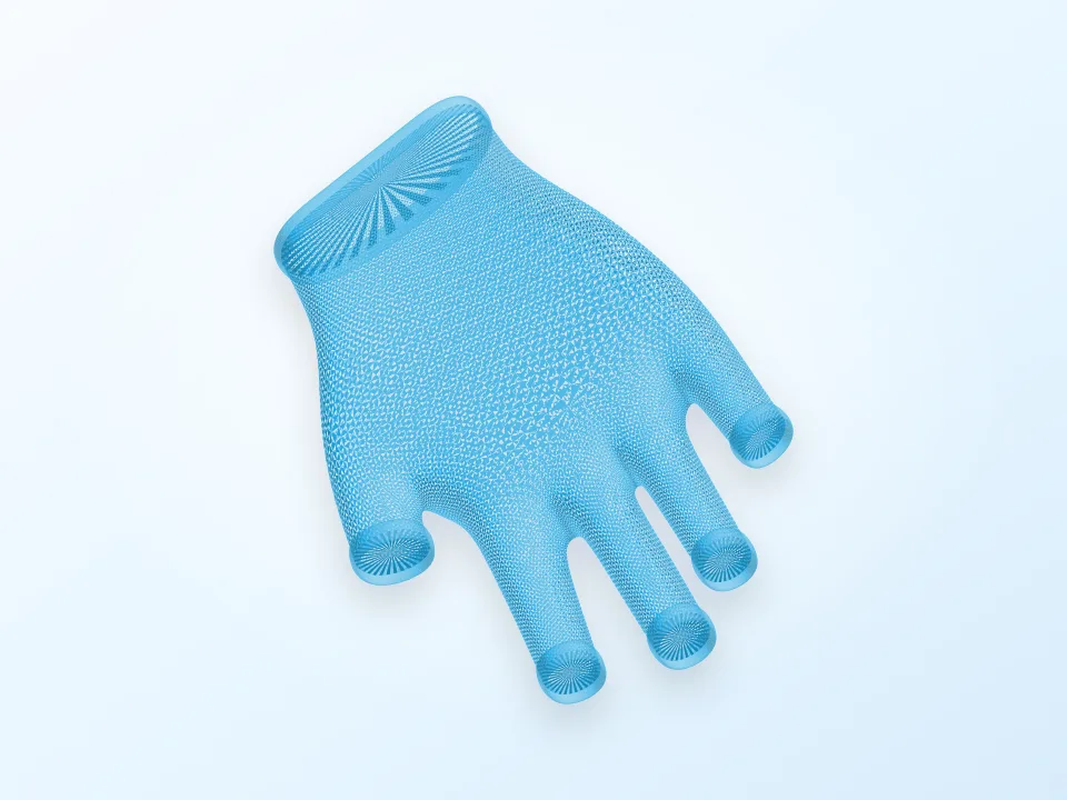 Gloves 3D model preview