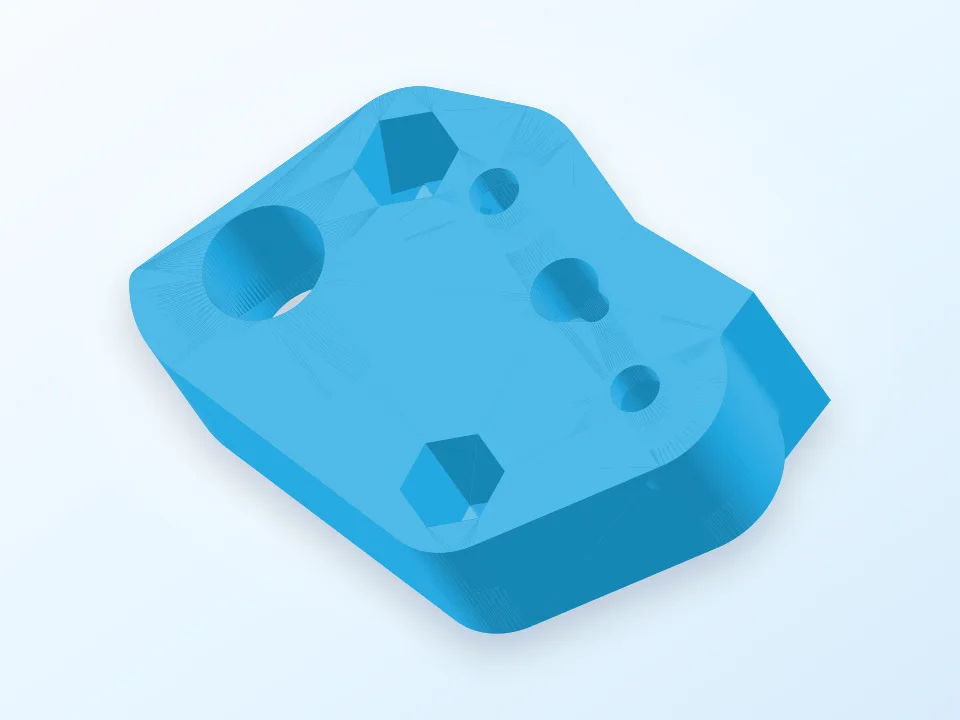Geeetech Nimble Adapter 3D model preview