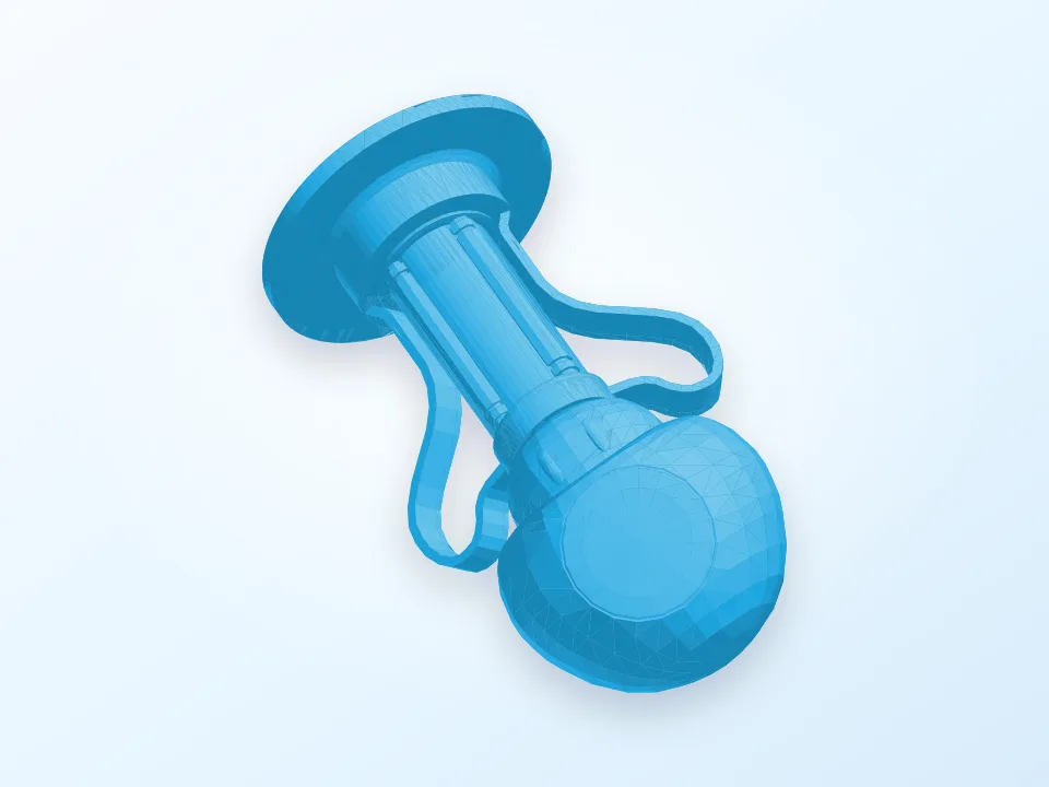 Mushroom Trophy 3D model preview