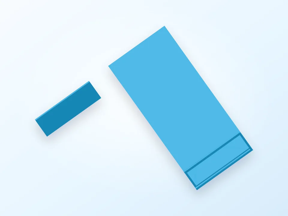 Nespresso sugar box 3D model preview
