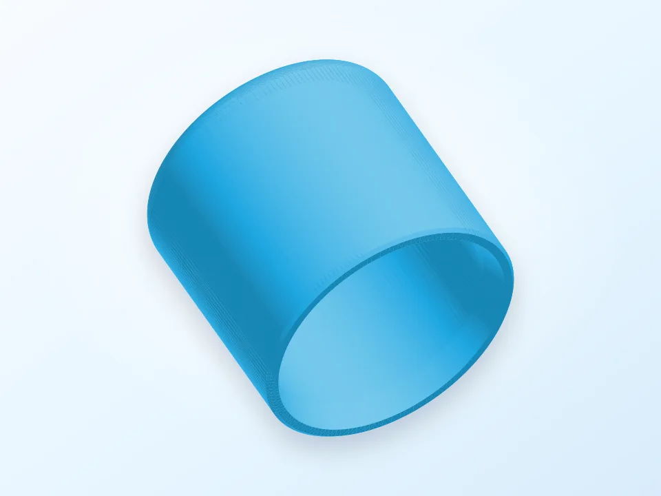 EZ Fit Pipe Cap for 3/4" Sched 40 PVC 3D model preview