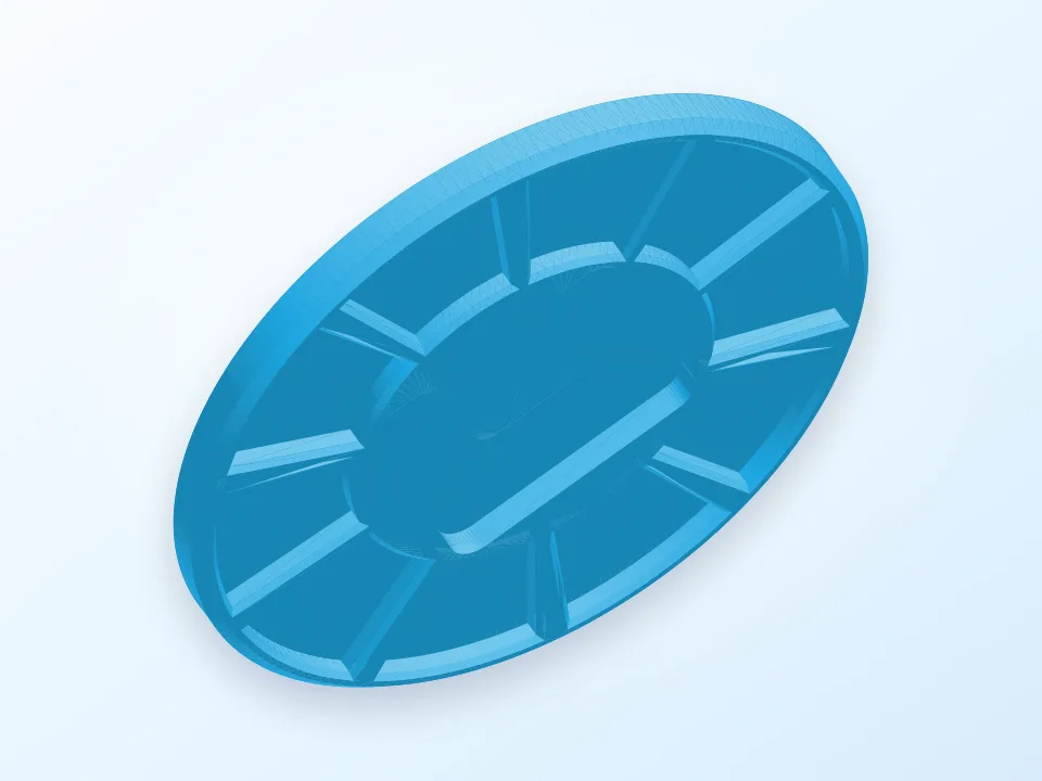 Helping Hands Base Plate 3D model preview