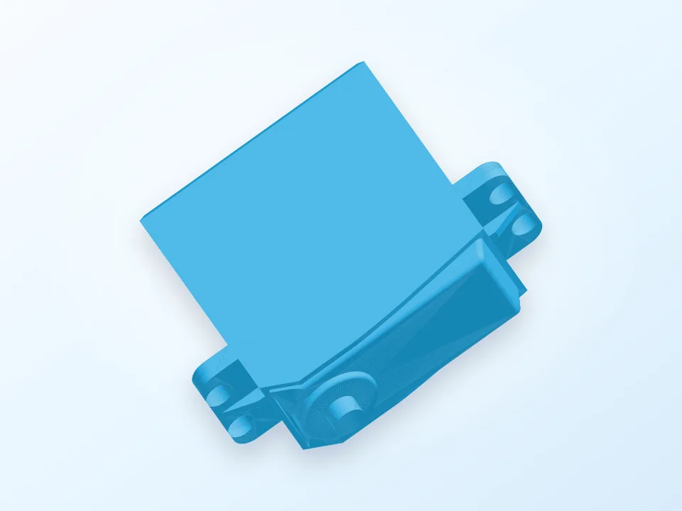 20KG Servo DS3218MG 3D model preview