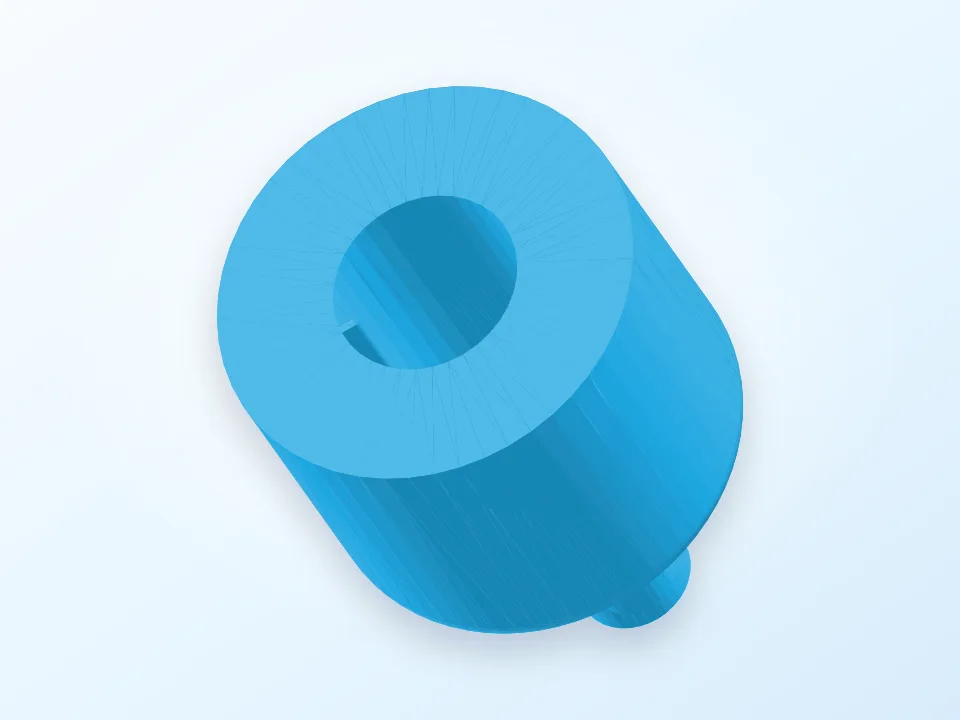 String art nail stopper 3D model preview