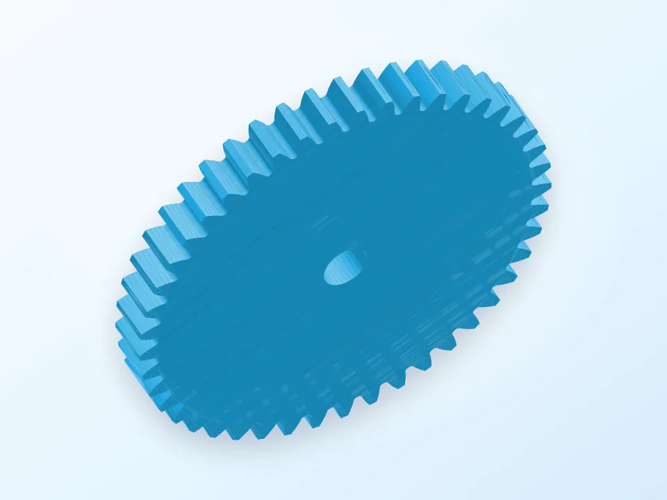 One Way Gear Mechanism 3D model preview