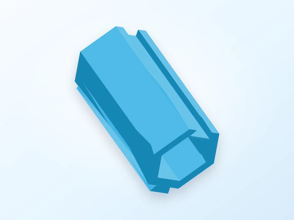 Connectable Hexagon Storage 3D model preview