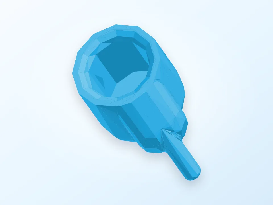 3d Printed Bow Parts 3D model preview