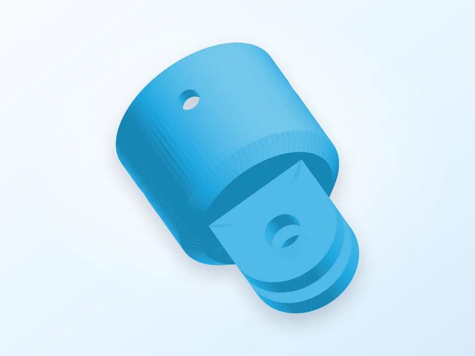 Action Camera Mounts 3D model preview
