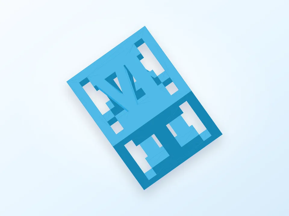 Roman Die 3D model preview