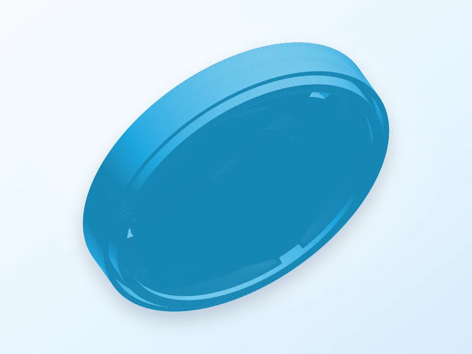 Wheel for the Igea Compact vacuum cleaner 3D model preview