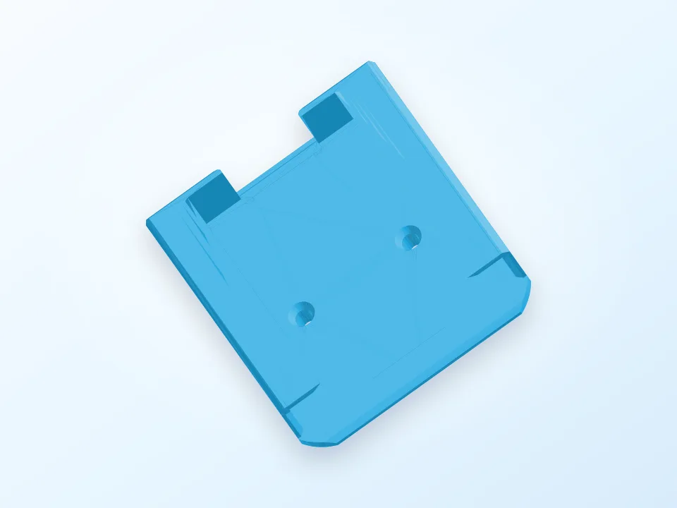 Simple Mobile Wallmount / Smartphone Wandhalterung 3D model preview