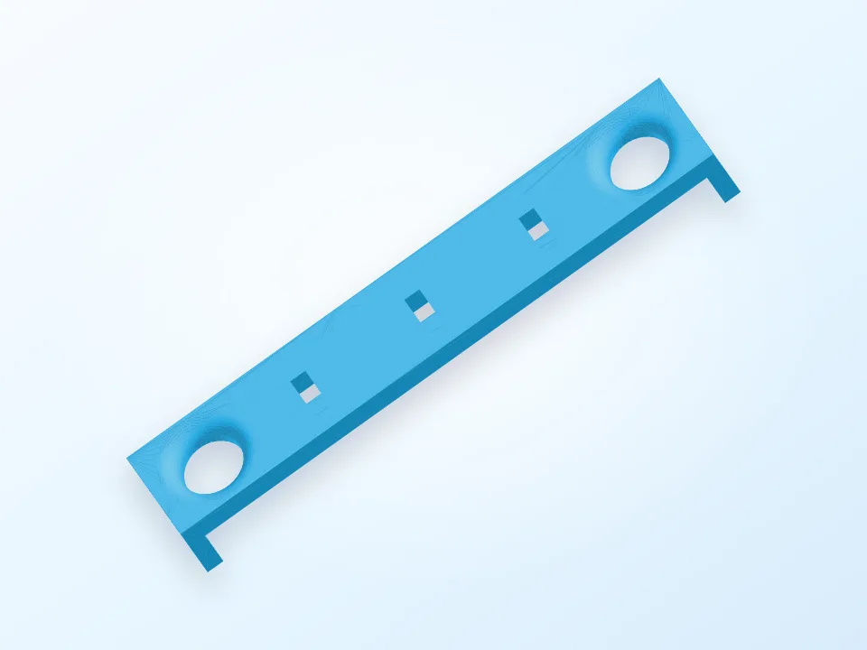 3-bit Mechanical Punch Card Reader 3D model preview