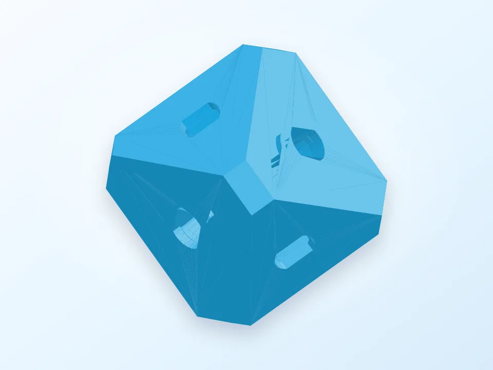 The Amazing Gyroscopic Cube Gears! 3D model preview