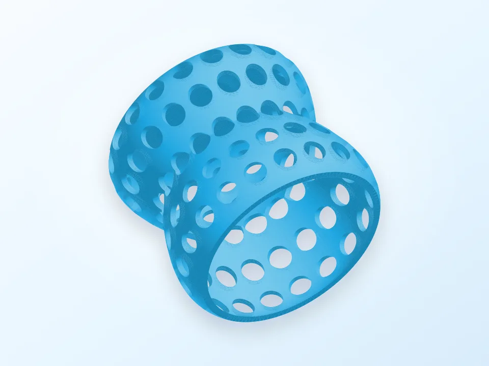 Vas hole 3D model preview