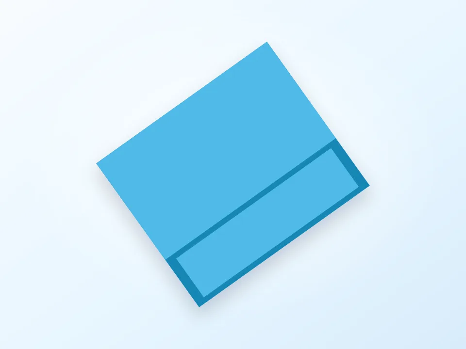 Caja / Tapa batería Naida sencilla 3D model preview