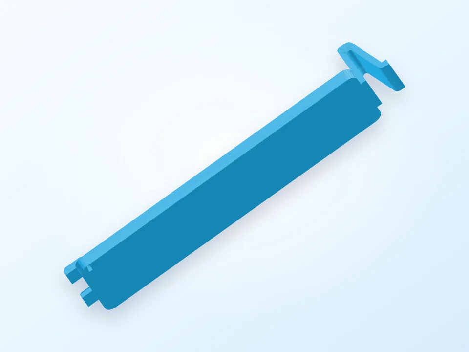 Canal+ Battery lid 3D model preview