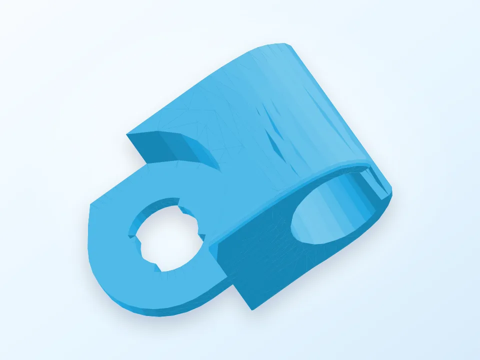 Shower head holder V2; Duschkopfhalter V2 3D model preview