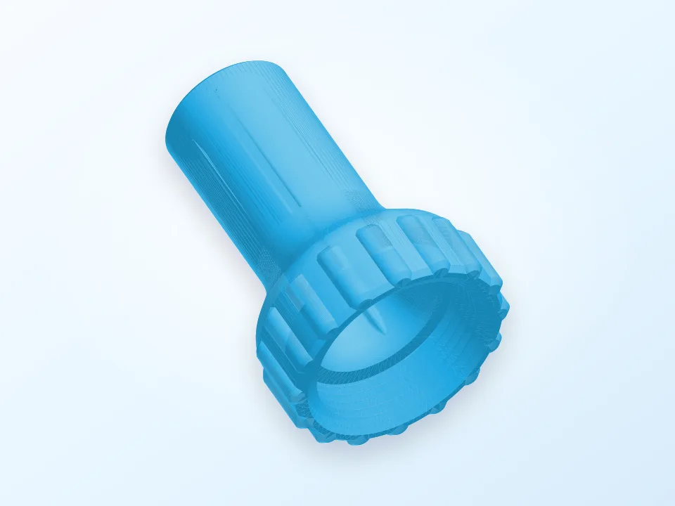 1" - 20 UNEF and G 3/4 water pipe 3D model preview