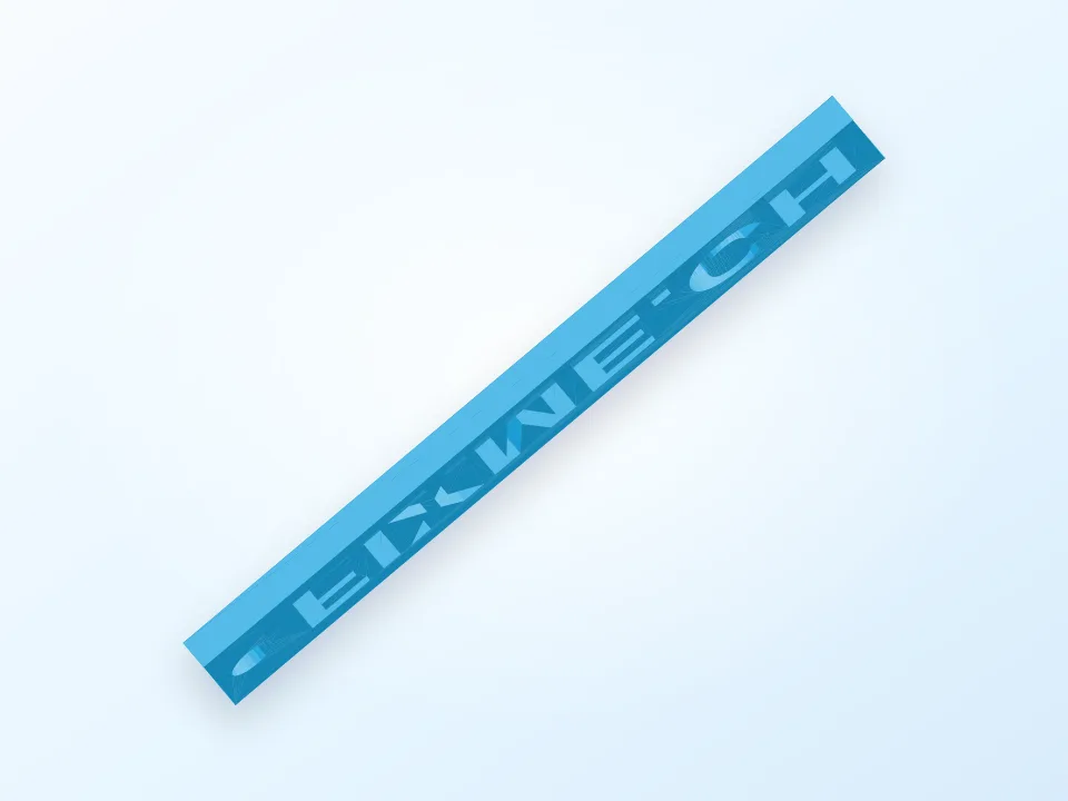 FIXME Hackerspace Keychain 3D model preview