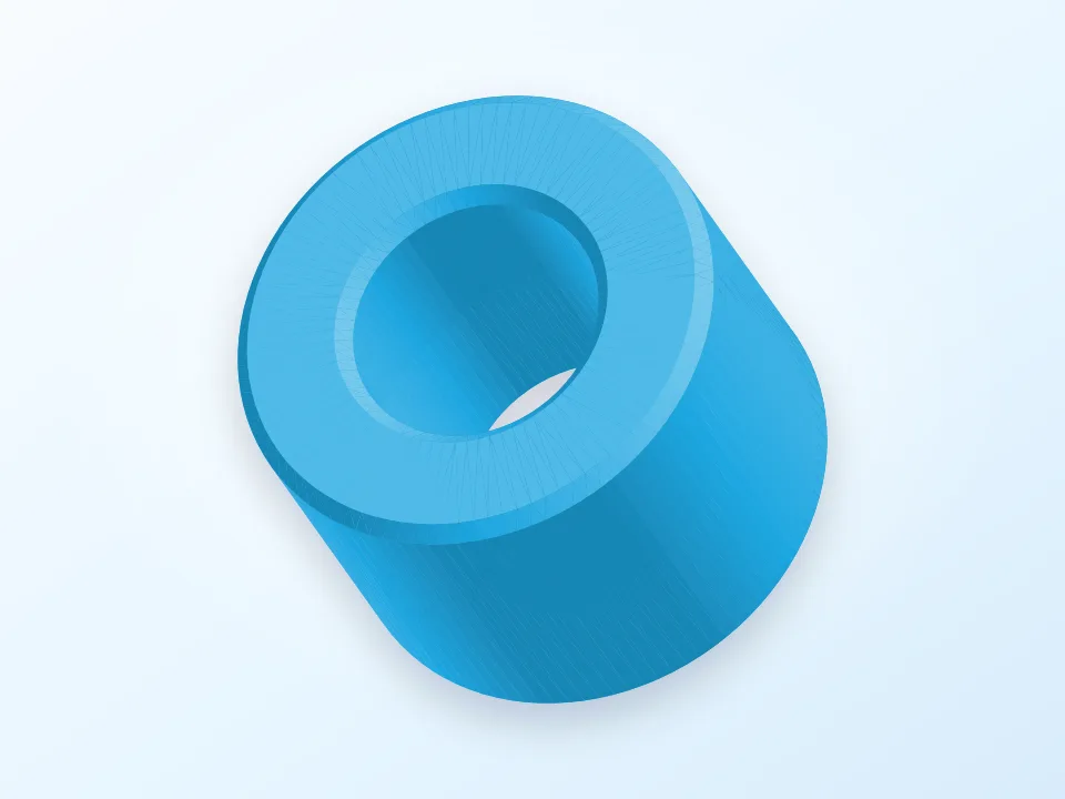 Shaft spacer 3D model preview