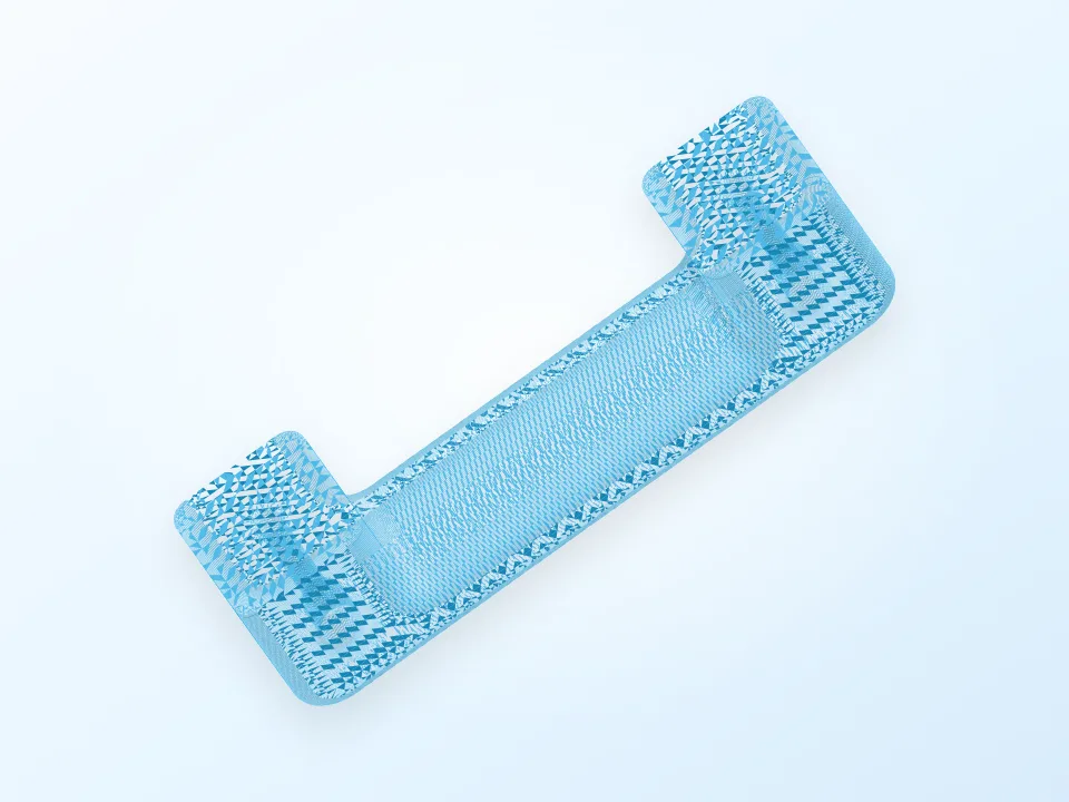 Semplice maniglia per sportelli 3D model preview