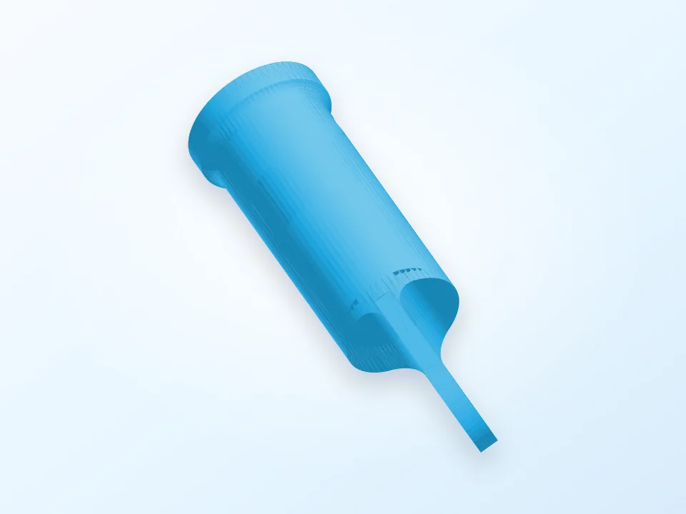 Adjustable Angled Flag Holder 3D model preview