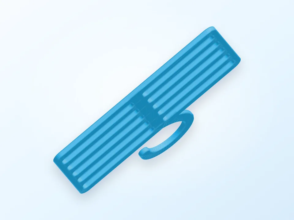 Cintre porte écharpes / scarf hanger 3D model preview