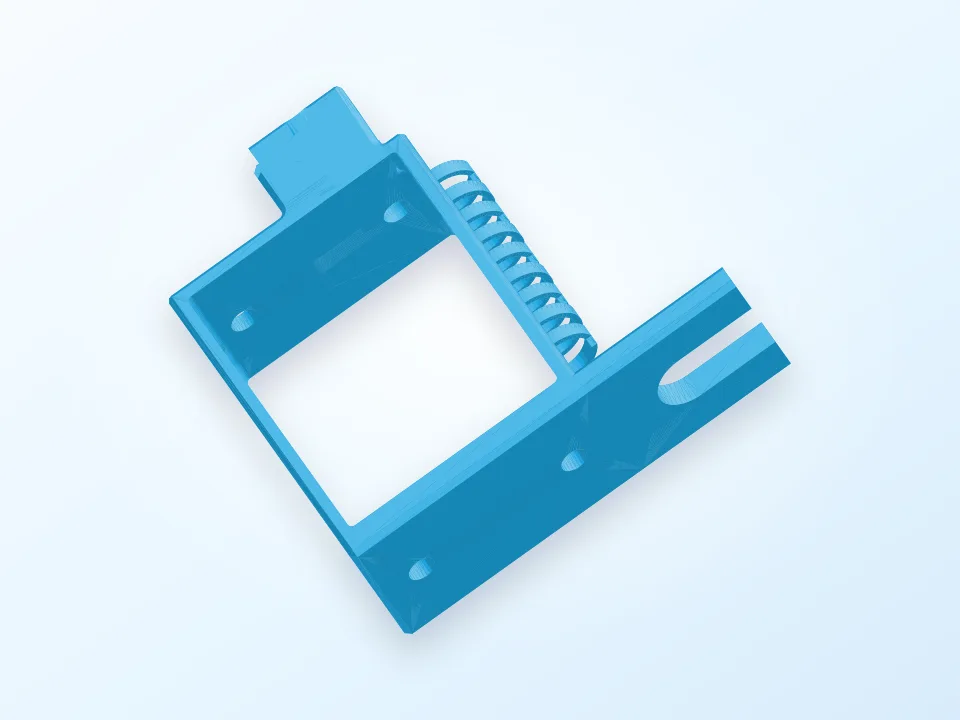 Hotend mount 3D model preview
