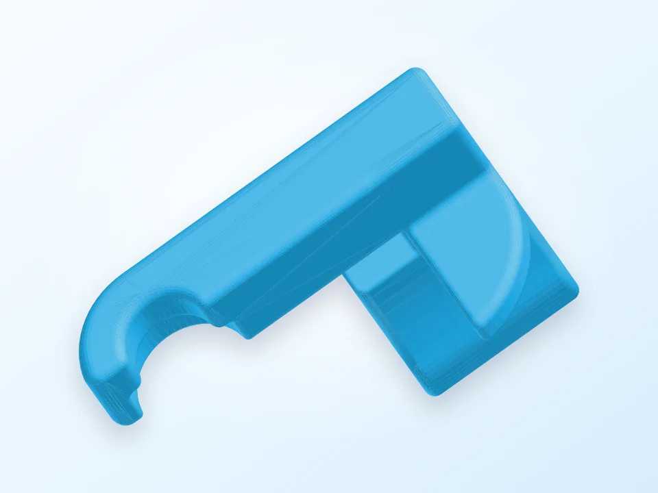 Headphone hook for Corsair Crystal 570x 3D model preview